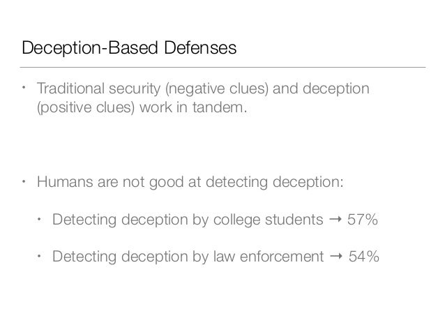 An empirical assessment of the effectiveness of deception for cyber defense image