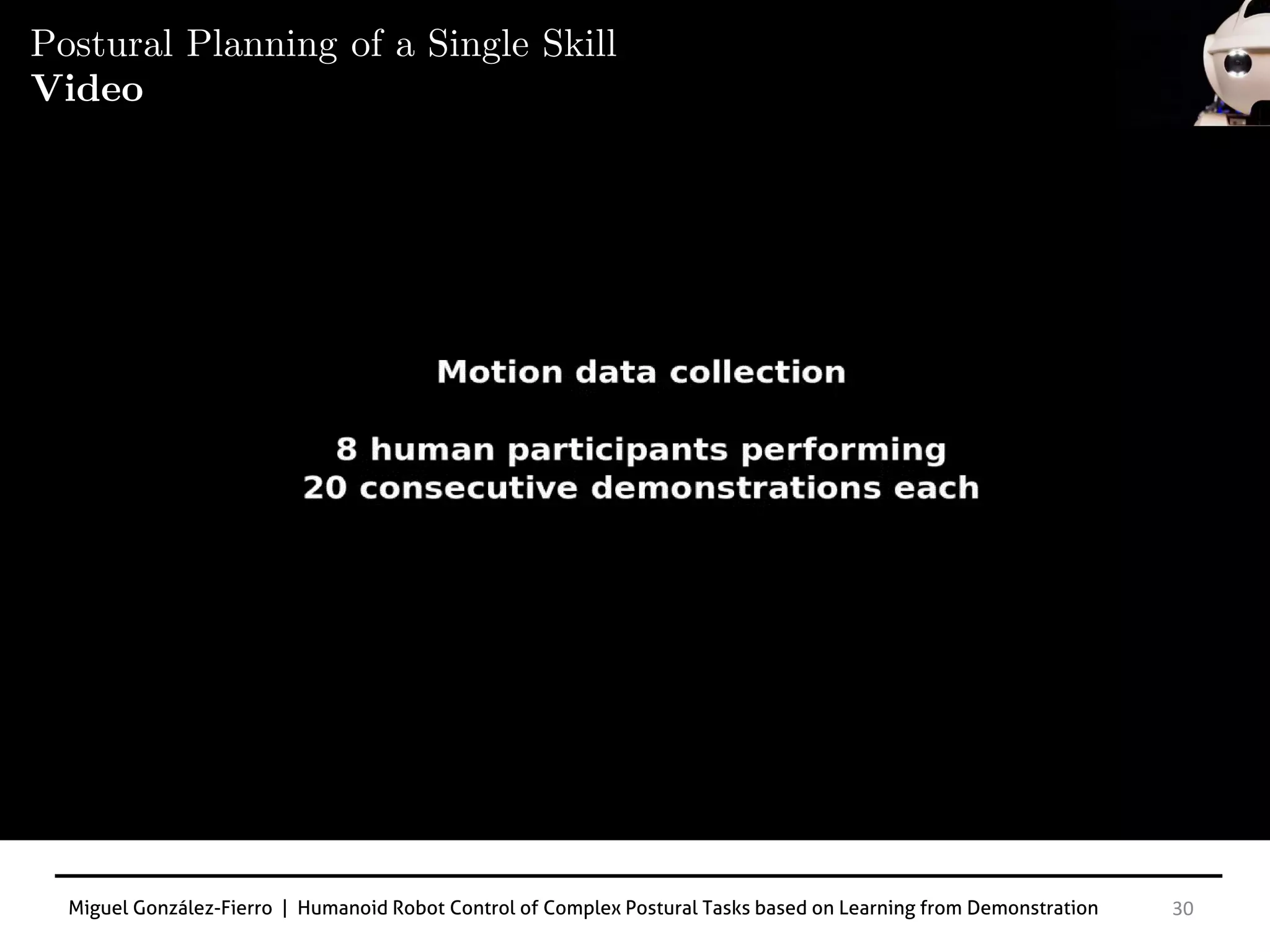 Thesis dissertation: Humanoid Robot Control of Complex Postural Tasks ...