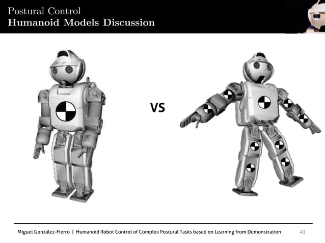 Thesis dissertation: Humanoid Robot Control of Complex Postural Tasks ...