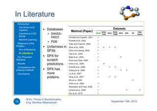 Disulfide Connectivity Prediction Using Machine Learning Approaches | PDF