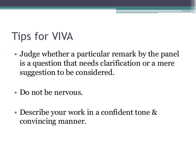 Evaluation thesis