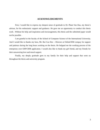 Thesis final Opentaps ERP | PDF