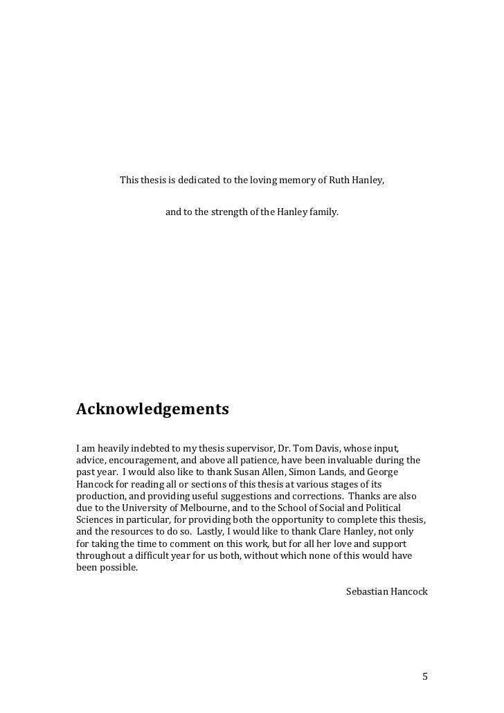 examples of acknowledgments in dissertation