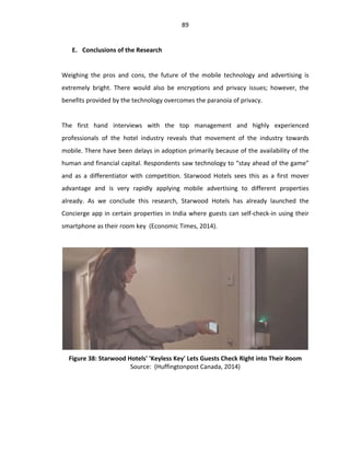 Masters Thesis New York University: Mobile Digital Marketing & Future of Hotels (2014)