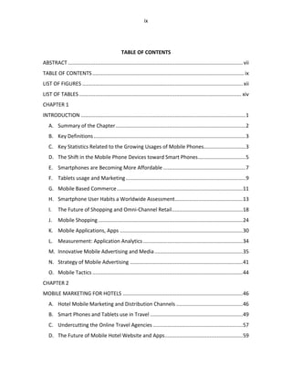ix	
  
	
  
	
  
	
  
TABLE	
  OF	
  CONTENTS	
  
ABSTRACT	
  ...............................................................