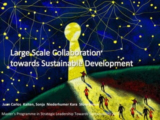 Juan Carlos Kaiten, Sonja Niederhumer Kara Stonehouse
Master’s Programme in Strategic Leadership Towards Sustainability 2010
 