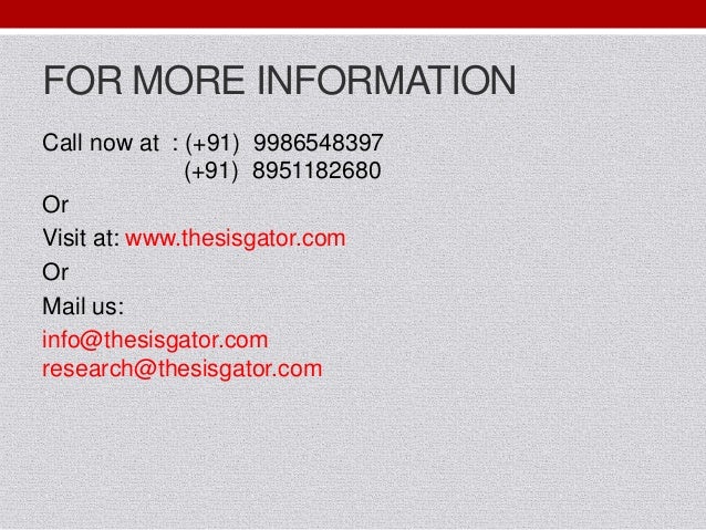 Top 20 Thesis Writing Services of