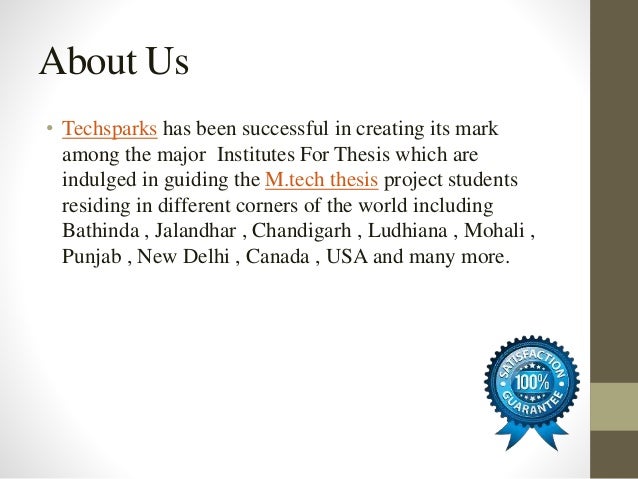 Thesis help in chandigarh