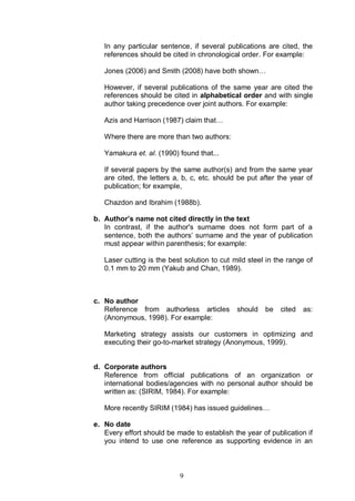 Thesis guidelines | PDF