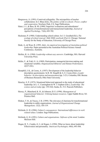 Graduate Programs | Ohio University dissertation on school principal leadership