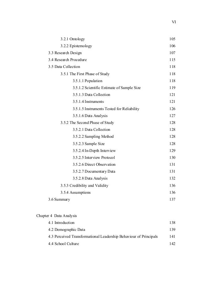 Dissertation on school principal leadership
