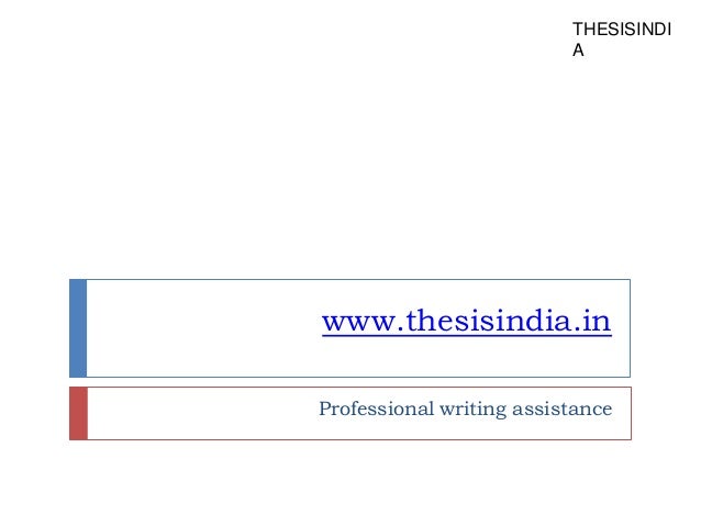 Dissertation writing assistance proposal