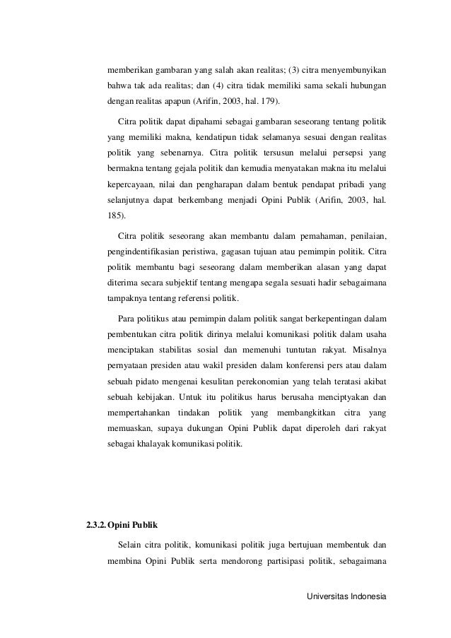 Konstruksi Retorika Politik Dalam Restorasi Citra Analisis Pernyata