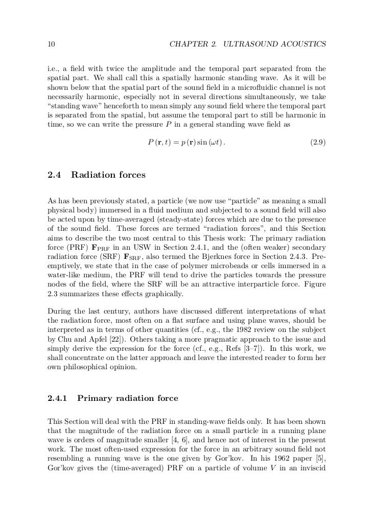 Thesis ultrasonic