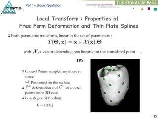 Parametric Transform Registration & Modeling of Shapes with Uncertainties | PPT