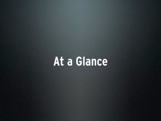 At a Glance
 