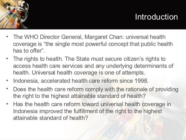 moving towards universal health coverage initiatives Health financing systems in moving toward universal health coverage”3 considering that parliamentarians have a constitutional role and a moral responsibility to legislate and hold governments accountable for the effective implementation of laws and policies, we must work. moving towards universal health coverage initiatives Health financing systems in moving toward universal health coverage”3 considering that parliamentarians have a constitutional role and a moral responsibility to legislate and hold governments accountable for the effective implementation of laws and policies, we must work.
