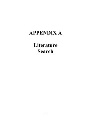 APPENDIX A
Literature
Search

51

 