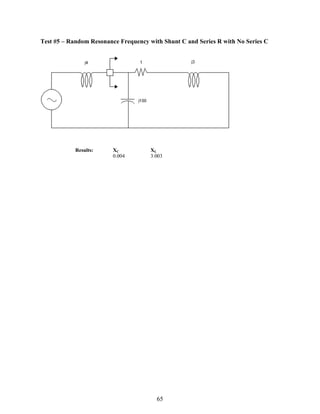 Test #5 – Random Resonance Frequency with Shunt C and Series R with No Series C

Results:

XC
0.004

XL
3.003

65

 