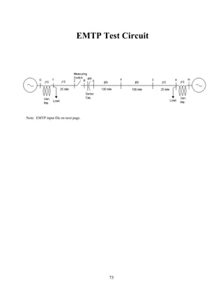 EMTP Test Circuit

Note: EMTP input file on next page.

73

 
