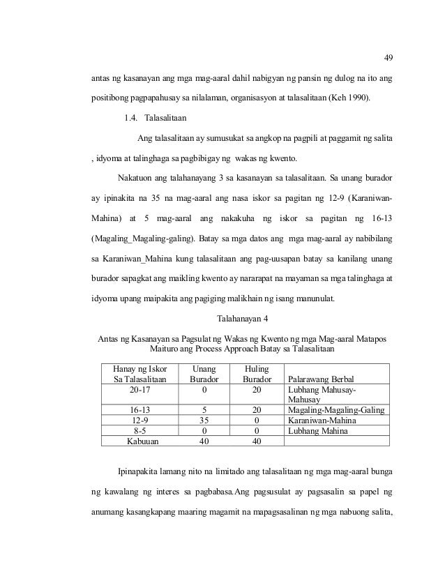 Thesis tungkol sa edukasyon sa pilipinas