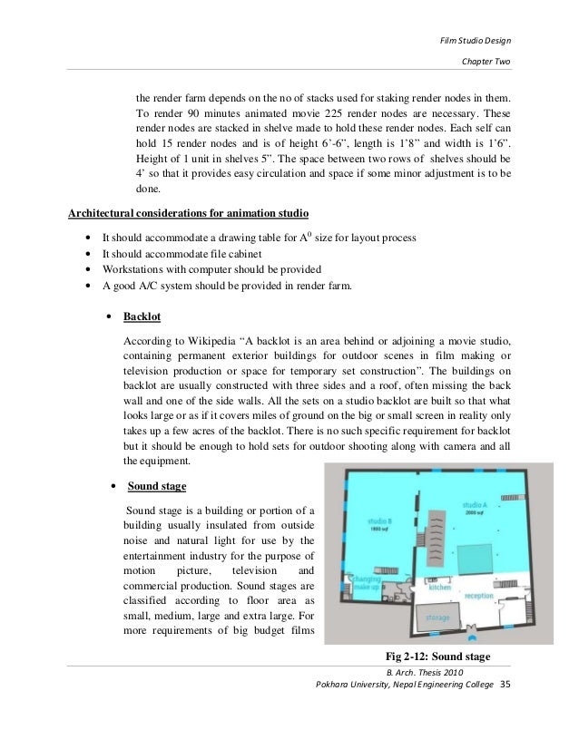 thesis on film city