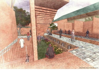 COURTYARD VIEW OF VISITORS CENTER
 