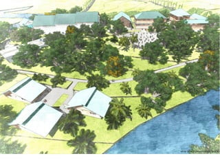 VIEW OF ACCOMMODATION BLOCK
 