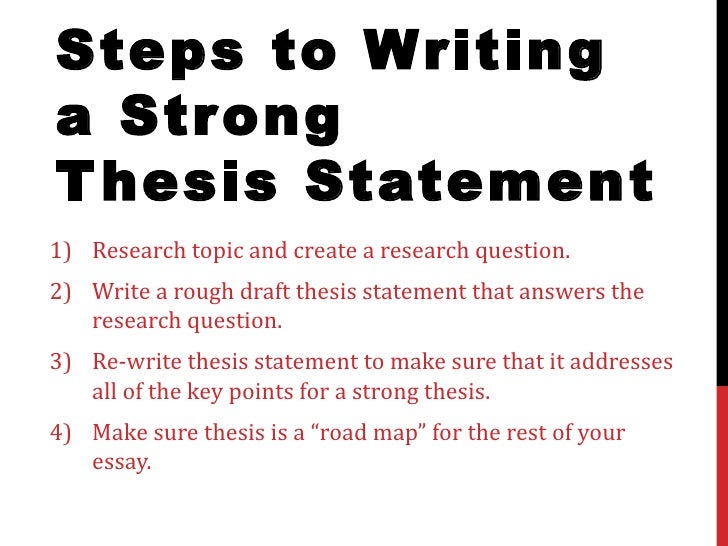 How to write college thesis