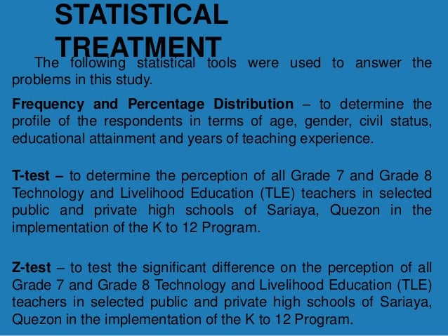 Statistical t test thesis sample