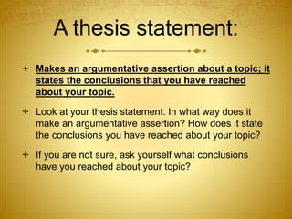 Thesis ppt | PPTX