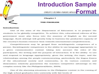 Thesis writing | PPTX