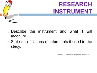 Thesis writing | PPTX