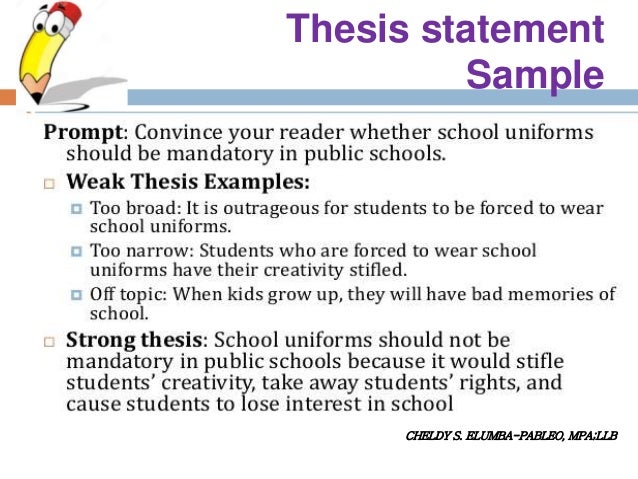 Reword my thesis statement conclusion picture