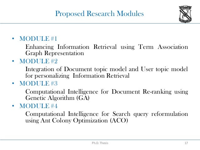 thesis information retrieval Thesis/dissertation resource relation: other information: thesis {adaptive information retrieval: machine learning in associate networks}, author =. thesis information retrieval Thesis/dissertation resource relation: other information: thesis {adaptive information retrieval: machine learning in associate networks}, author =.