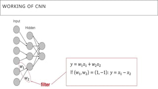 WORKING OF CNN
 