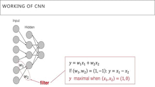 WORKING OF CNN
 