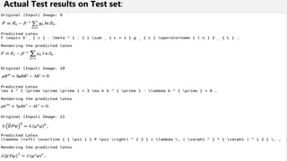 Actual Test results on Test set:
 