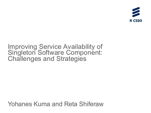 Master thesis service management