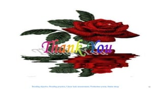 Breeding objective, Breeding practices, Linear body measurement, Production system, Simien sheep 86
 