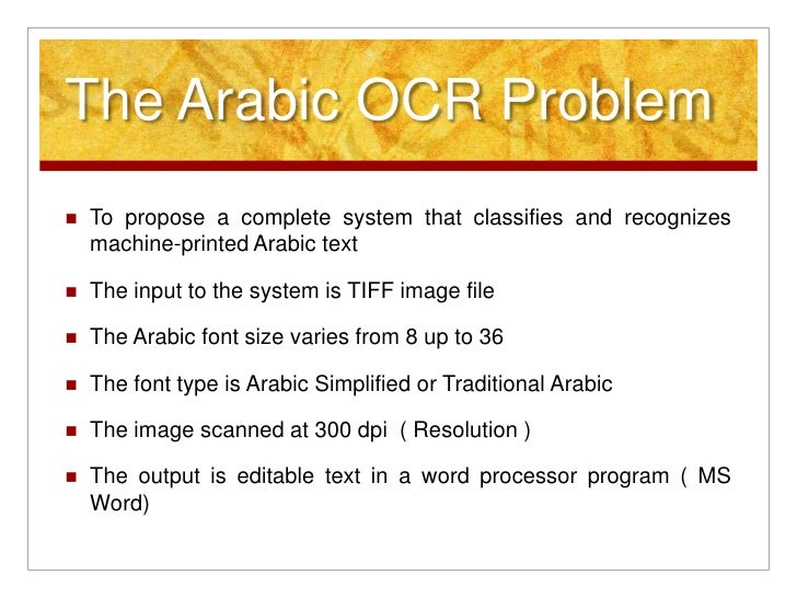 Offline Omni Font Arabic Optical Text Recognition System Using Prolog