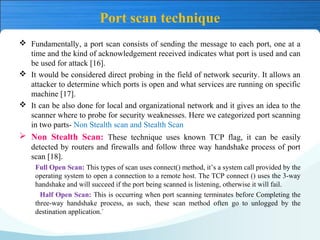 Detection of Idle Stealth Port Scan Attack in Network Intrusion ...