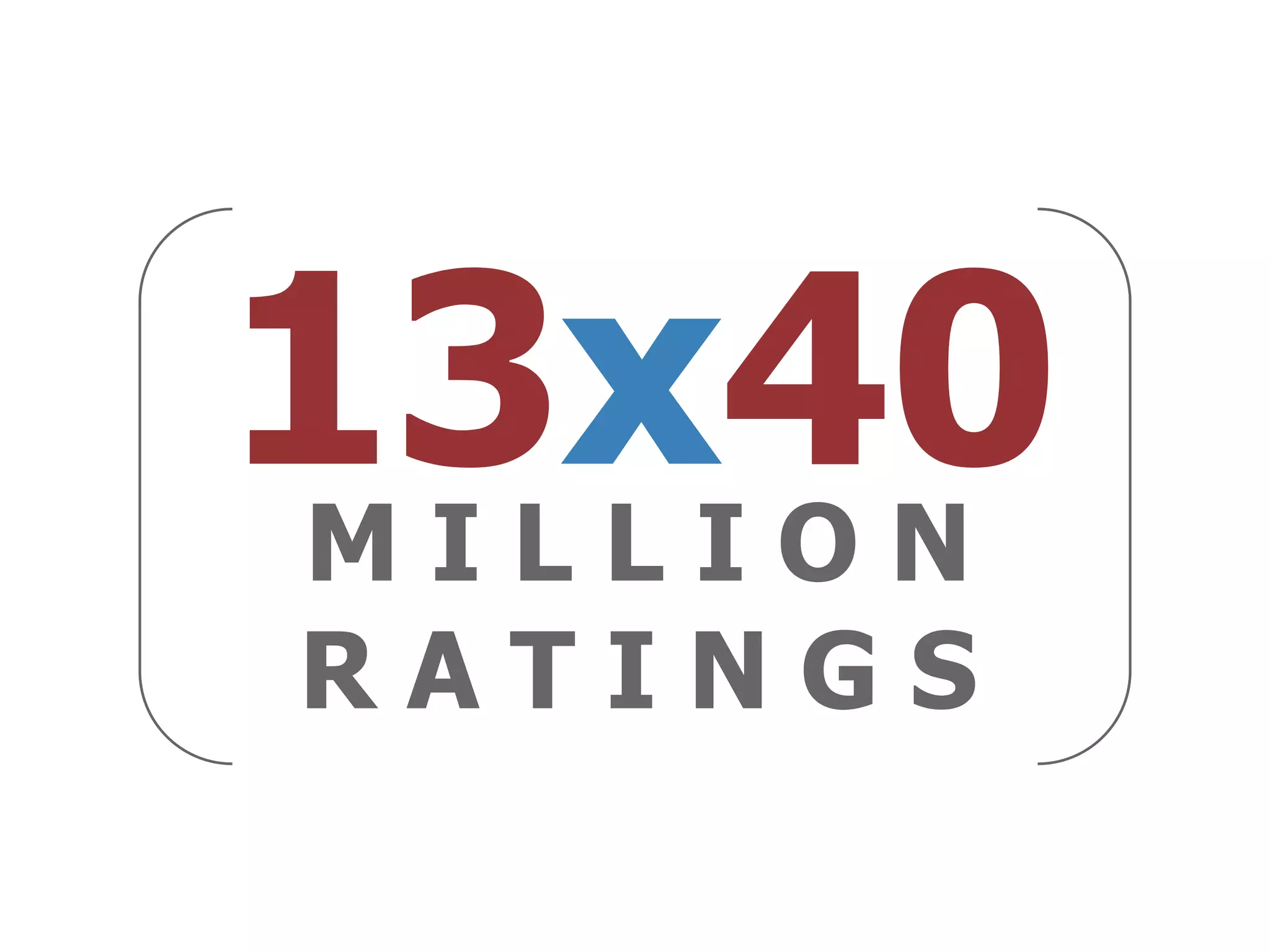 13x40
MILLION
RATINGS
 