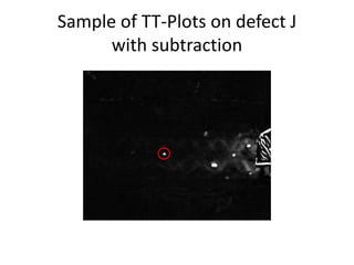 Sample of TT-Plots on defect J 
with subtraction 
 
