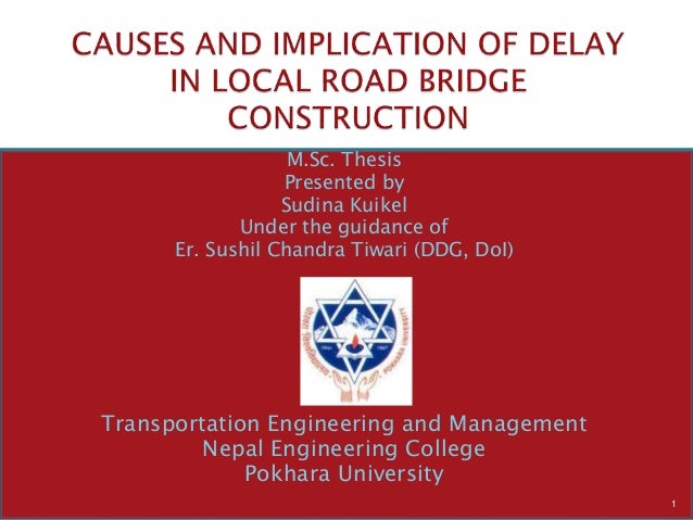 Delay in construction dissertation