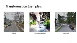 Transformation Examples:
Original Template Transform Beautified
18
 