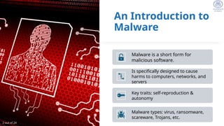 Malware Classification Using Deep Learning | PPTX