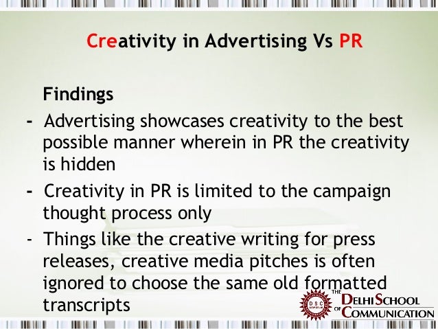 Thesis on public relations and advertising