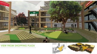 VIEW FROM SHOPPING PLAZA

 