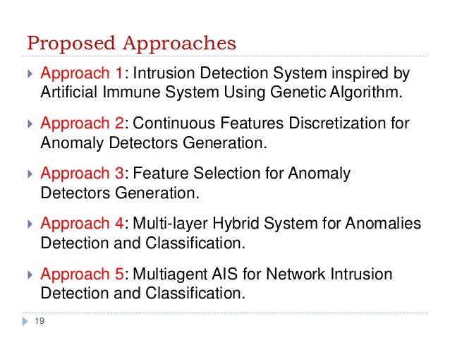 Artificial Immune Syste for Intrusion Detection System